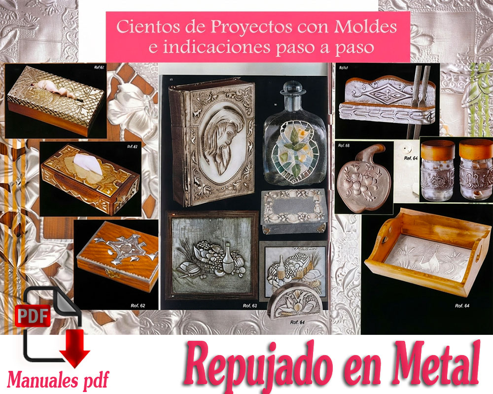 Colección 30 manuales pdf técnicas de arte ruso y repujado en metal