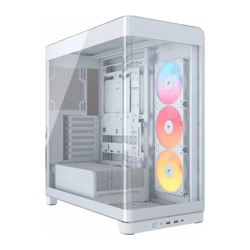 Gabinete Corsair iCUE 4500X White Vidrio Templado