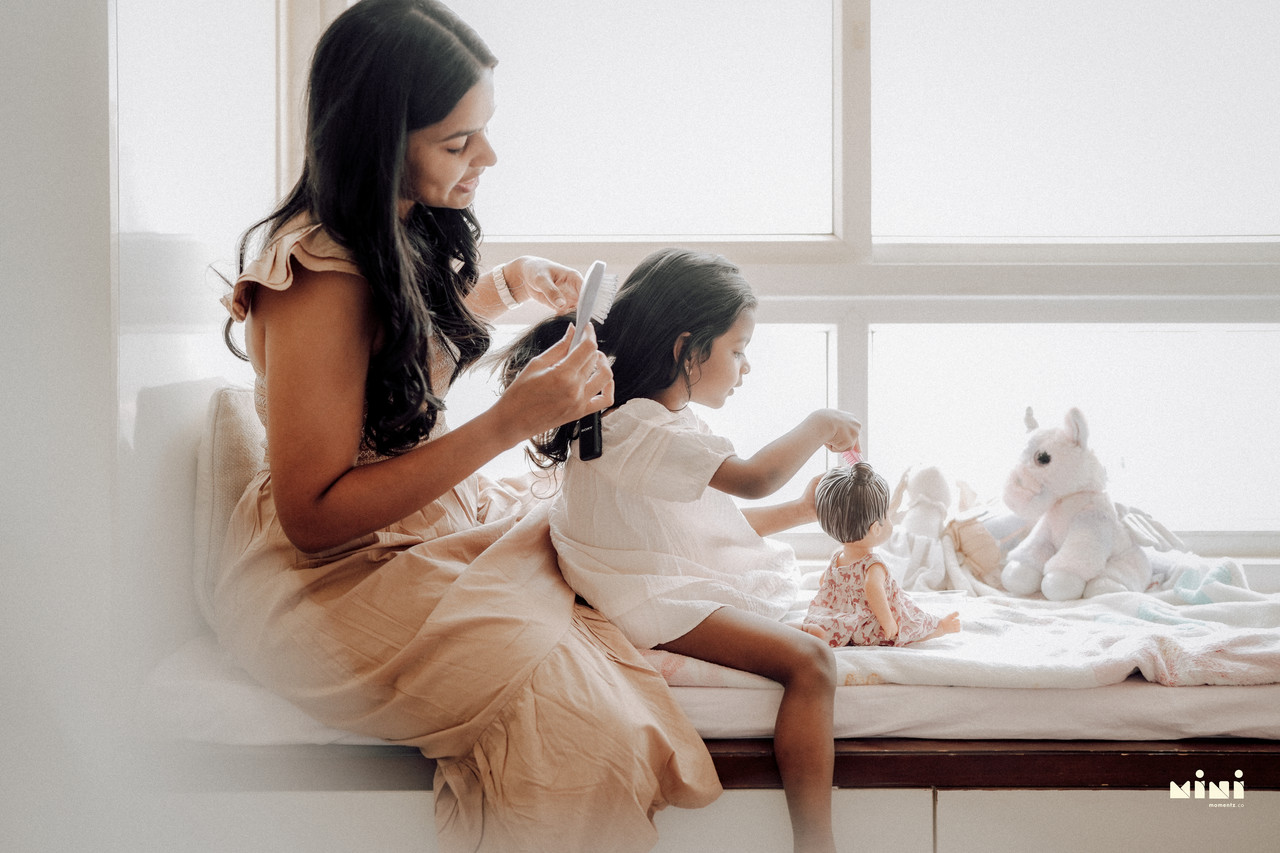 Telugu family photographer UK — cinematic family portrait, Coventry, Mini Momentz Co.
