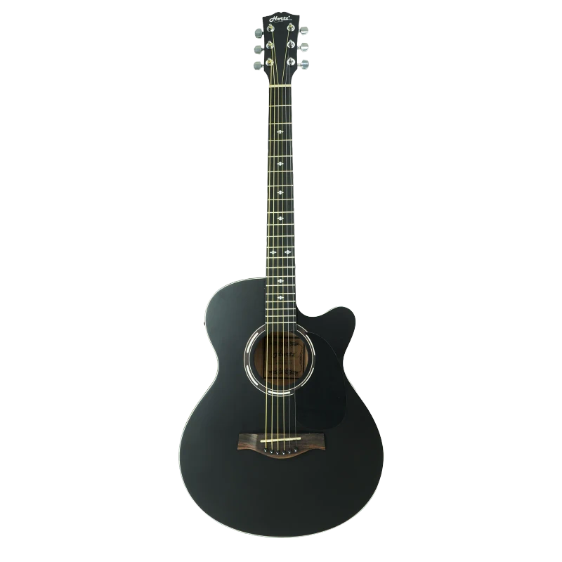 HERTZ HZA-4000EQN Semi-Acoustic Guitar | Built-In EQ Electronics | Natural