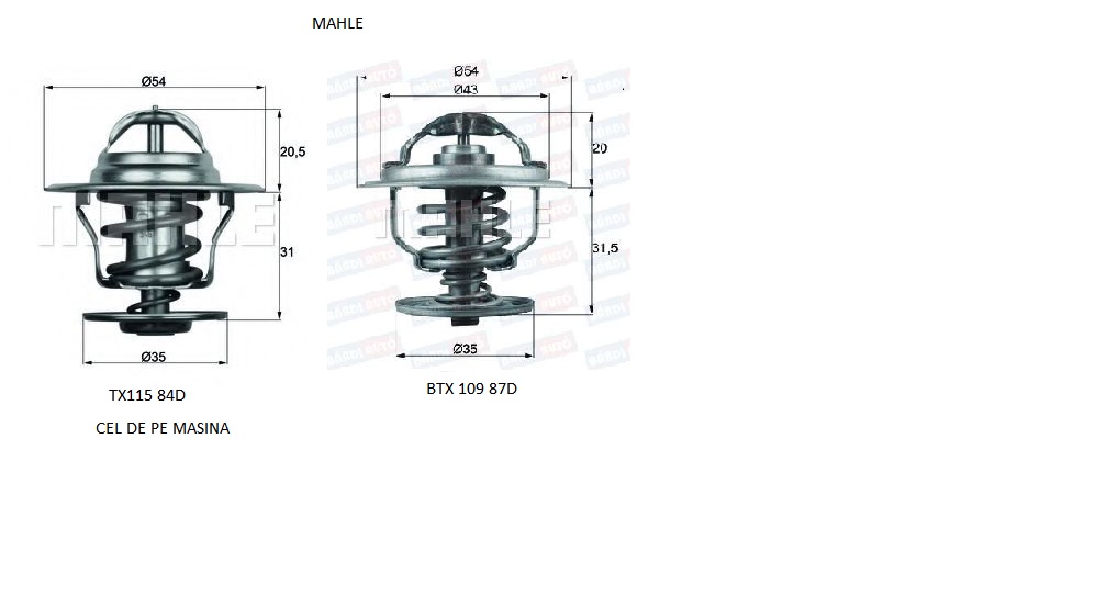 COMPARATIE TERMOSTAT