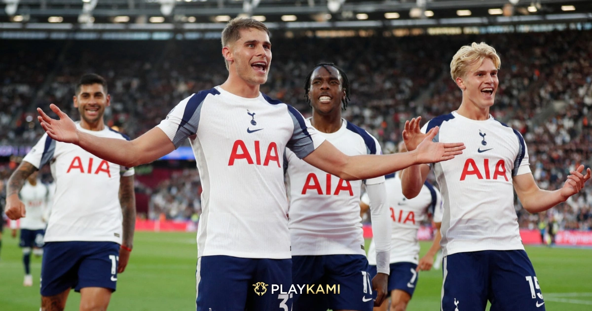 Micky van de Ven Menambah keunggulan untuk tottenham