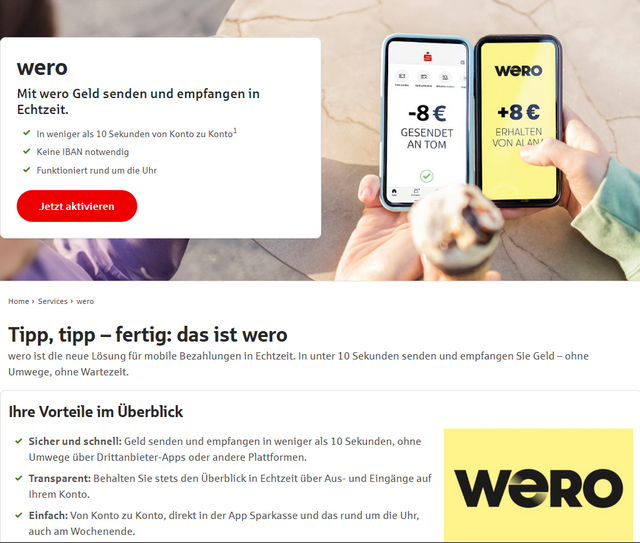 Zahlungsdienst wero
