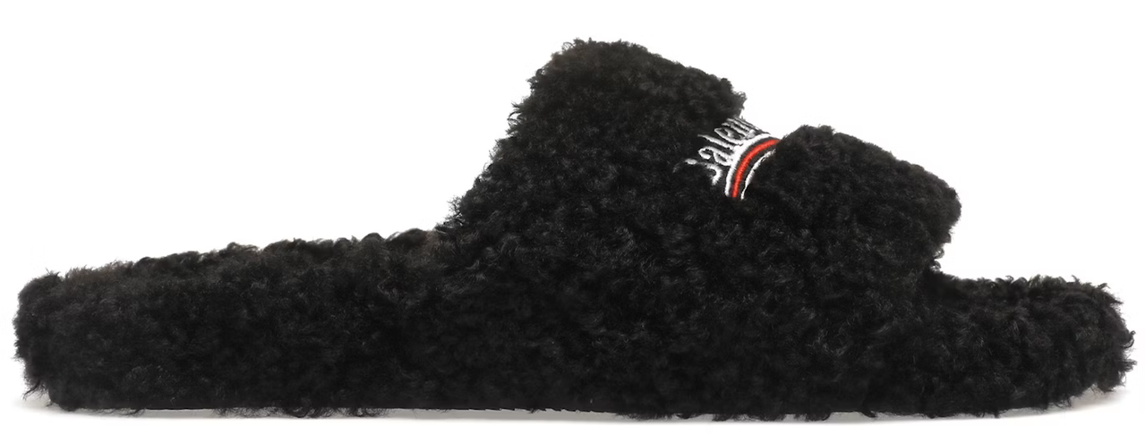 Balenciaga Fur Slides