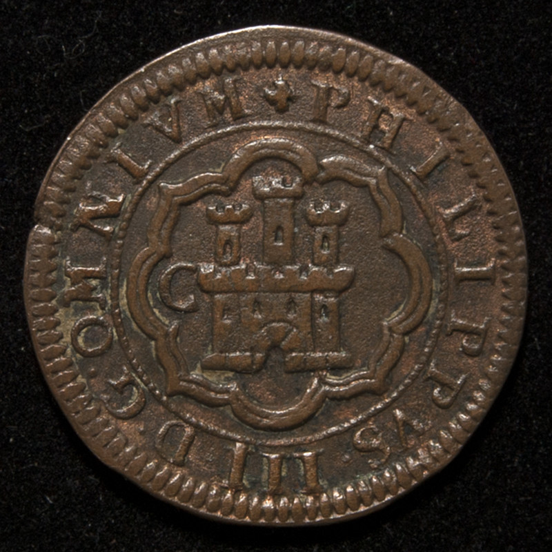 4 maravedís Felipe III. Segovia 1601. PAS7079