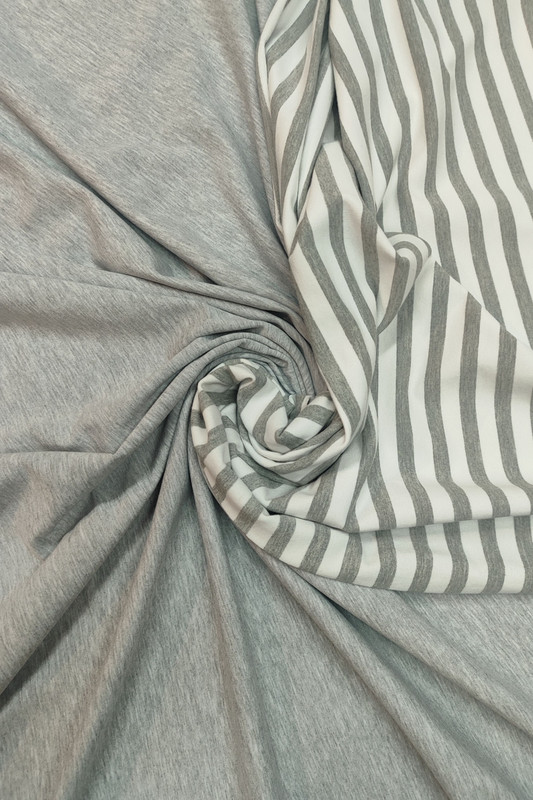 бретонка сер меланж   футер сер меланж