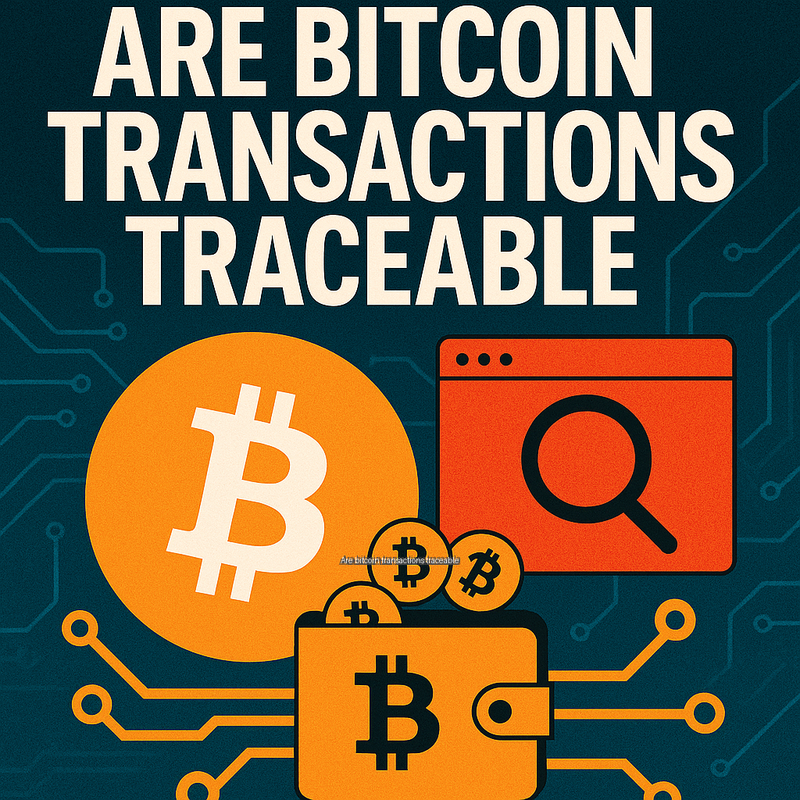 Are bitcoin transactions traceable