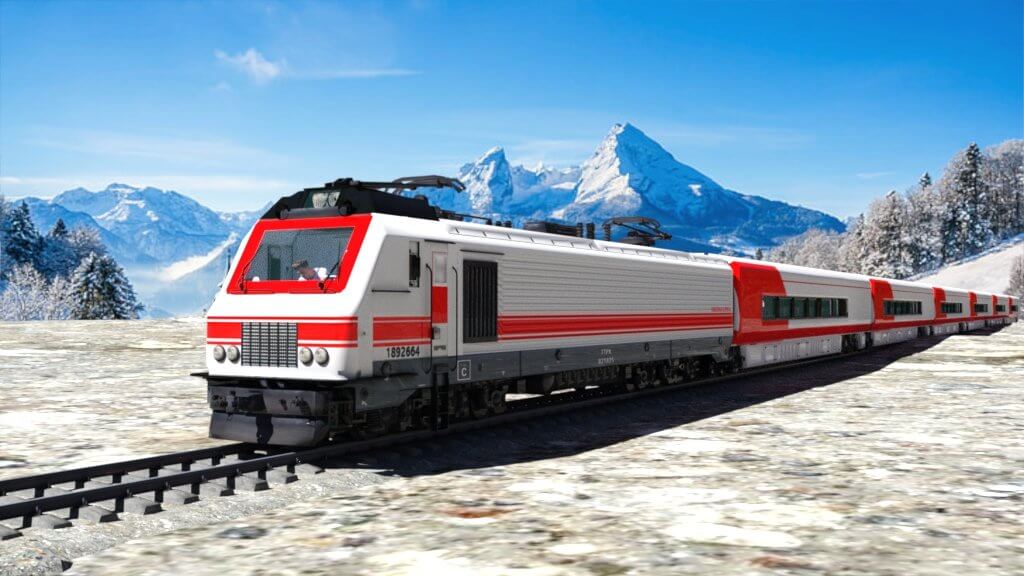Train / Locomotive 3D Model