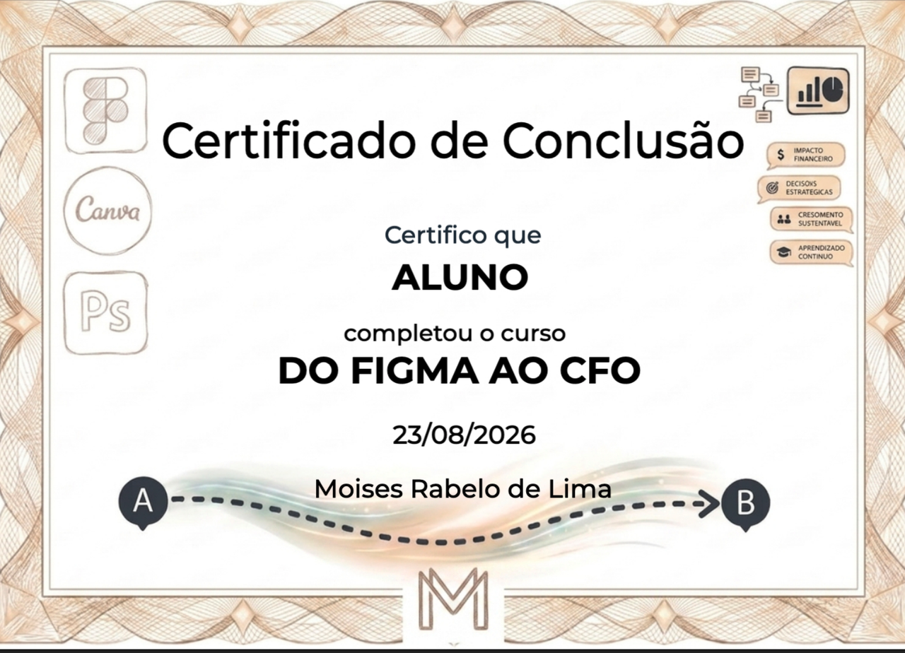 Exemplo do certificado