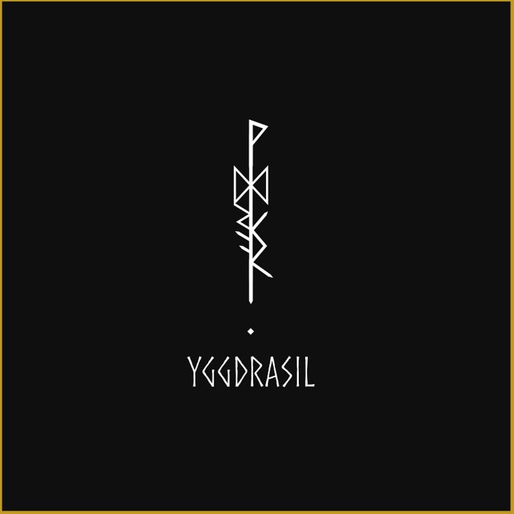 ◾ 'Yggdrasil' in Viking Futhark