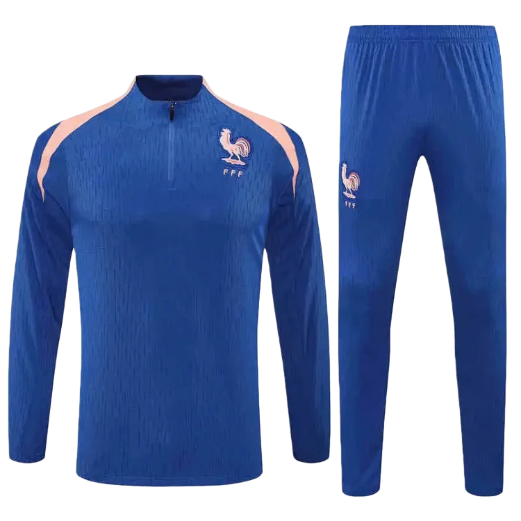 2526 season France Half zip training suit set