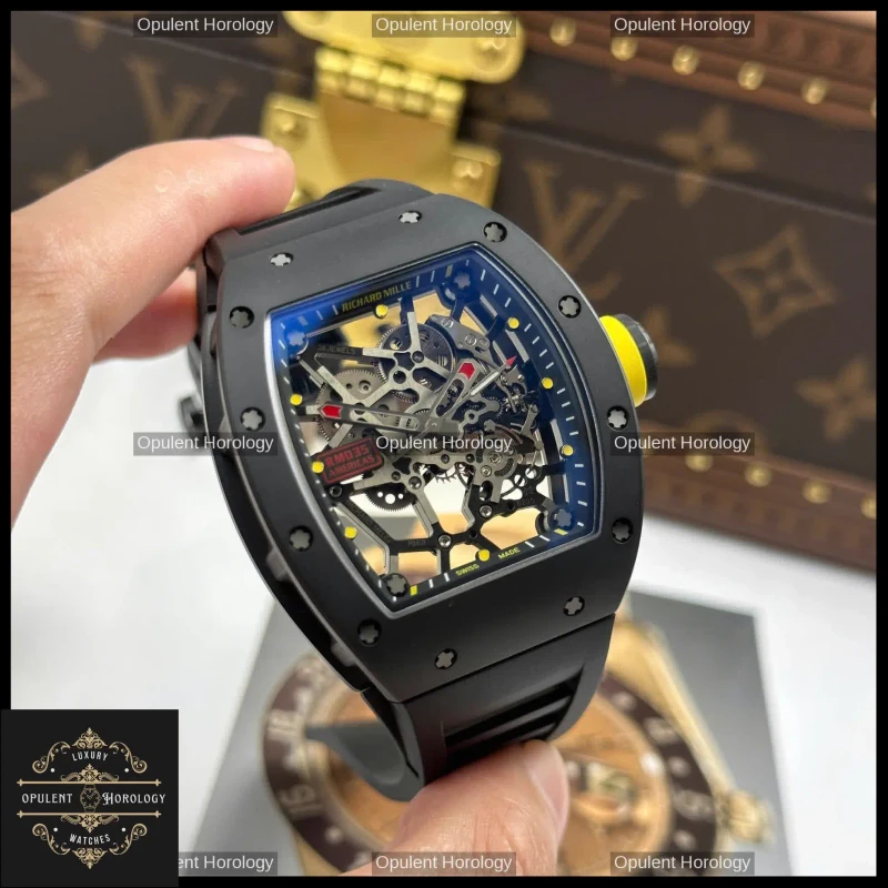 Richard Mille RM 035 Americas Toro – Black Ceramic Skeleton 40mm - Super Clone