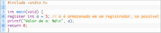 Modificadores de Armazenamento