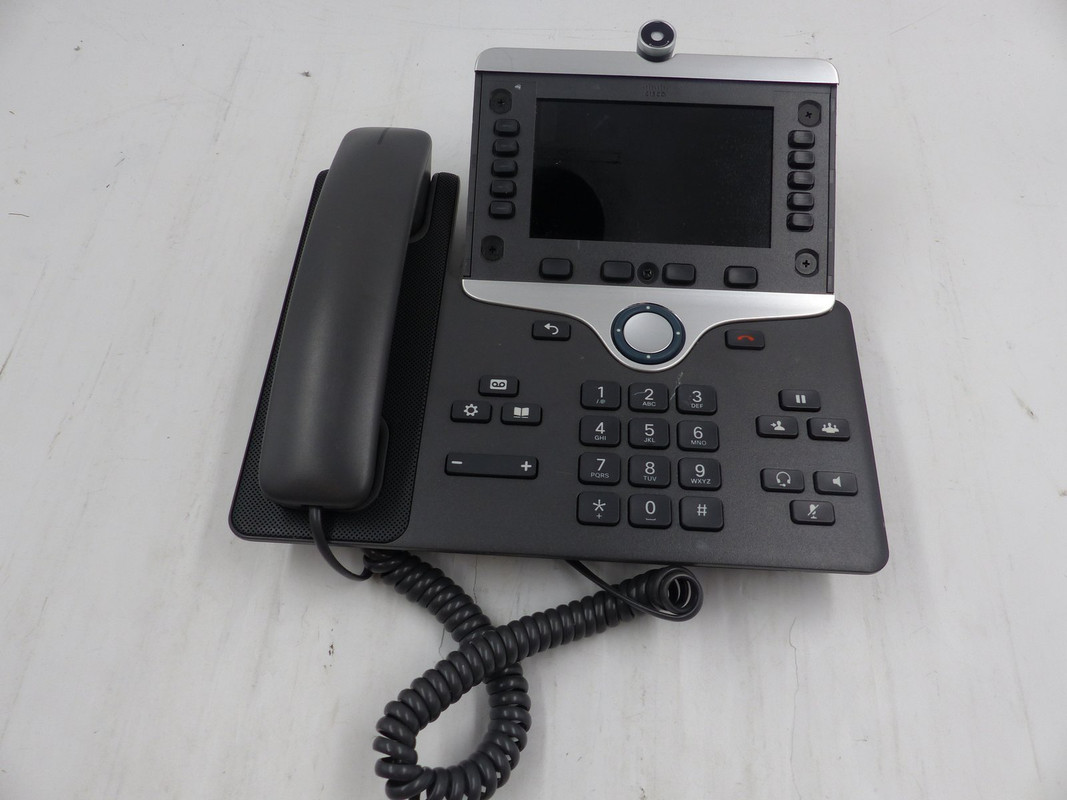 CISCO CP-8865-K9 V12 WIRELESS VOIP VIDEO PHONE FCH25214HE6