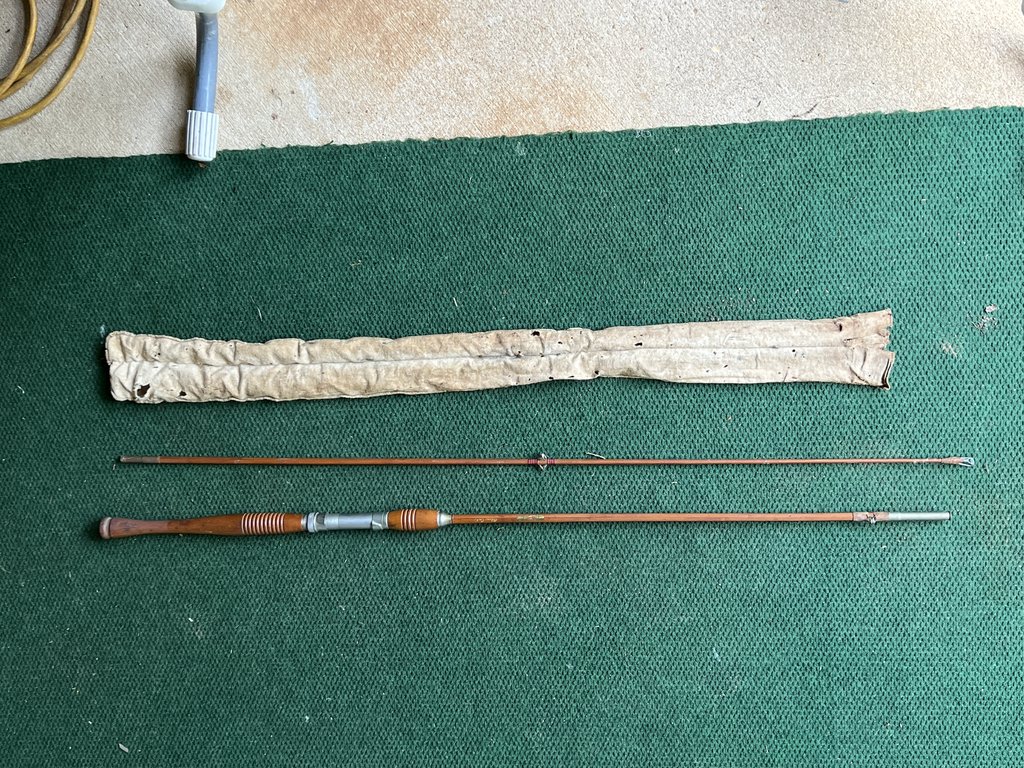 broken down with cloth case