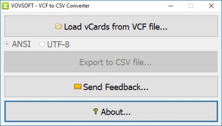 VovSoft VCF to CSV Converter 3.7 Multilingual