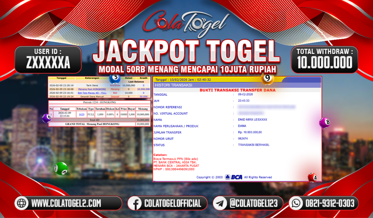 JACKPOT HONGKONG LOTTO!!