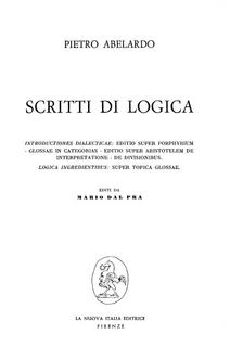 Pietro Abelardo - Scritti di logica (1969)