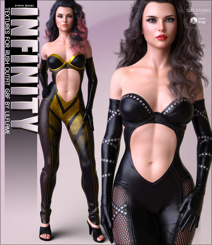 Infinity Textures for Rush Outfit G8F