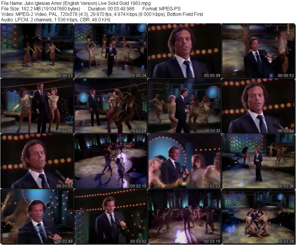 Julio Iglesias Amor (English Version) Live Solid Gold 1983.mpg_tn