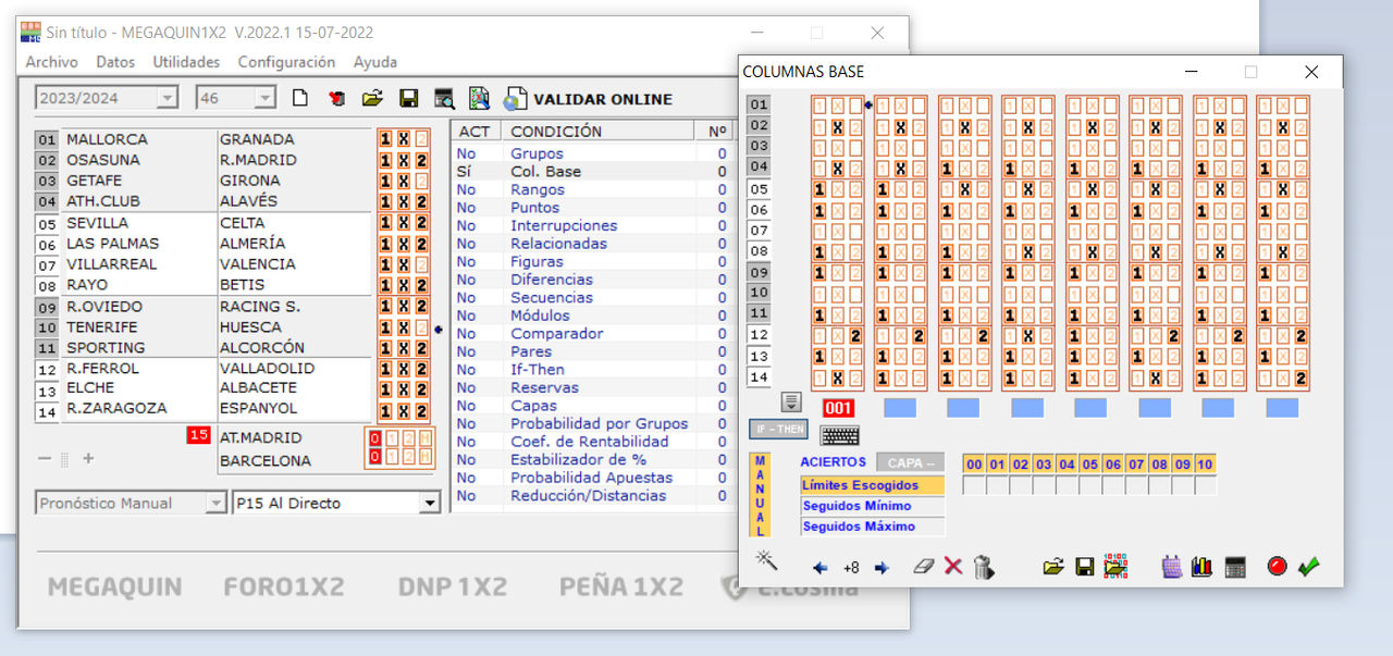 captura pantalla 2 quiniela