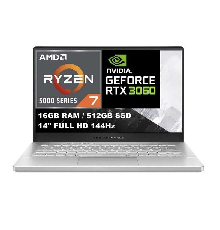 Walmart: Laptop Gamer Asus ROG ZEPHYRUS Ryzen 7 GeForce RTX 3060 16GB 512GB SSD ll Pagando a 12 Meses con BBVA 
