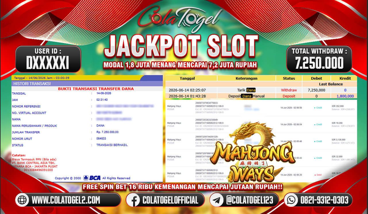 JACKPOT SLOT GACOR!!