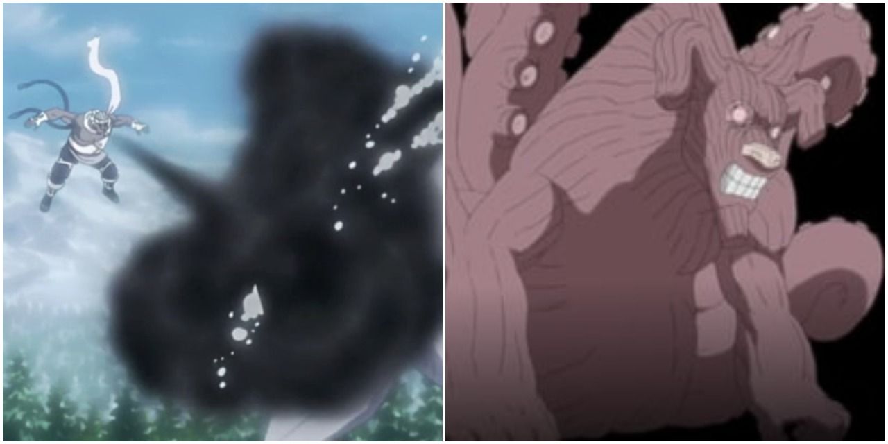 Kekuatan yang masih dimiliki Naruto setelah kurama mati yaitu Ink Creation Berkat Kekuatan Gyuki