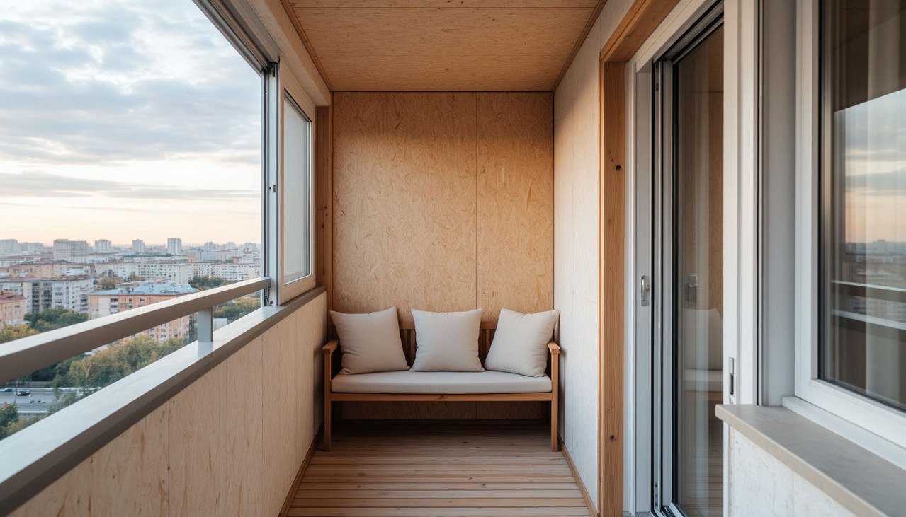 Утепление, обшивка балконов и лоджий