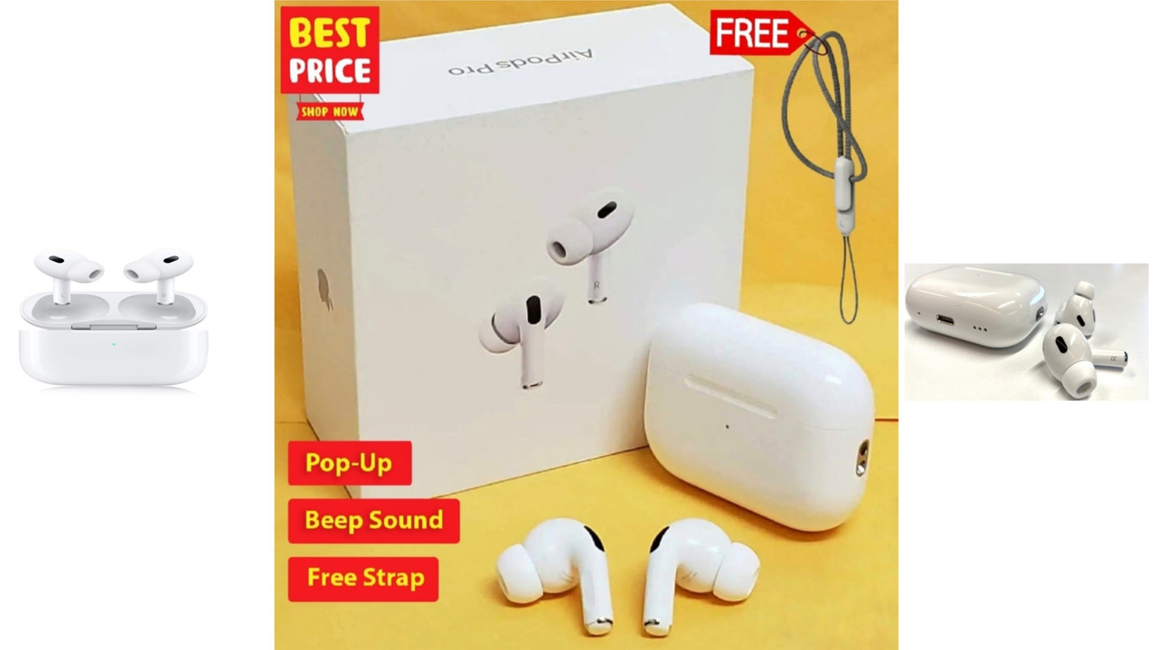 AirPods Pro 2nd genaration Made in Dubai Wireless Charging Bluetooth Earbuds