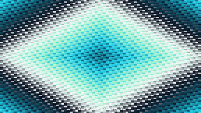 loop vj píxeles teal aguamarina rombos