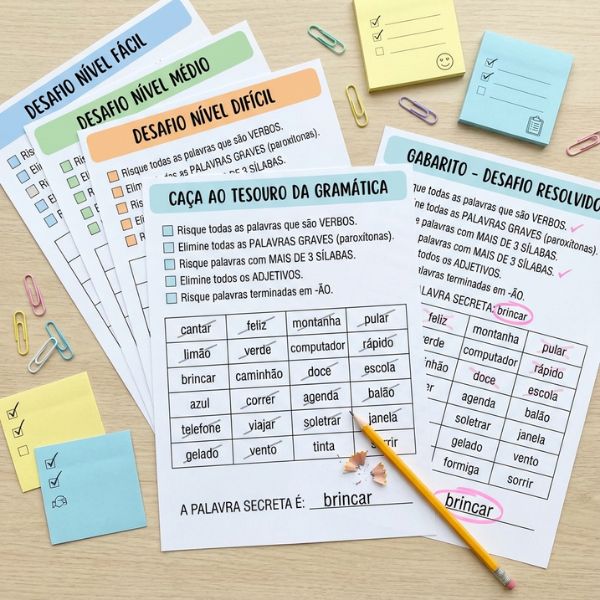 Caça ao Tesouro da Gramática