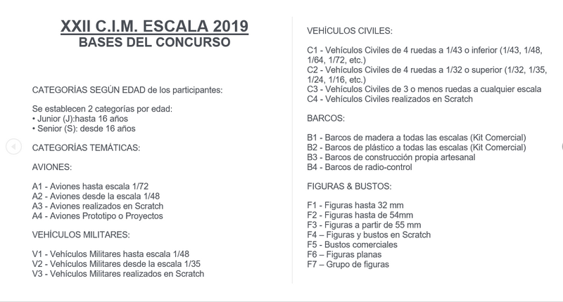 XXII CIM Escala 2019 La Coruña ESPAÑA Bases2019-1