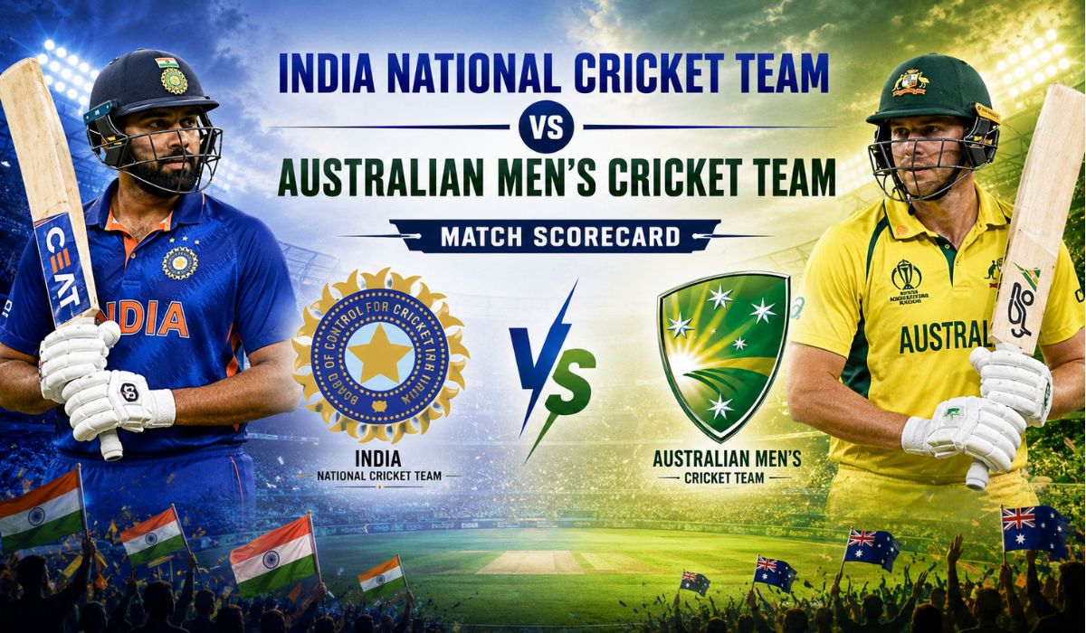 Australian Men’s Cricket Team vs India Match Scorecard Guide