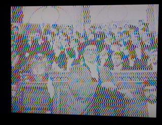 VHS panasonic imagen glitches