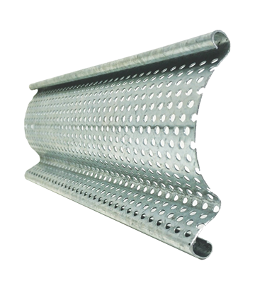 Lame courbe micro-perforée