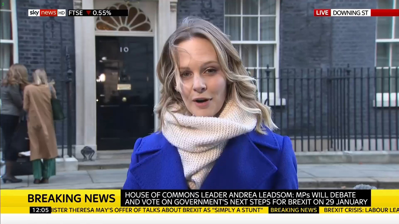 17 January - 12.00.00 - Sky News. Colin Brazier and Jayne Secker
