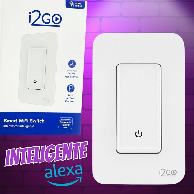 Interruptor Inteligente I2GO Home – Compatível com Alexa