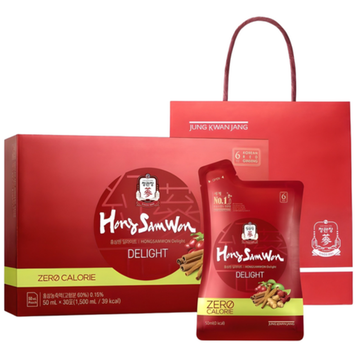 정관장_정품_홍삼원_딜라이트_쇼핑백_50ml_30개1