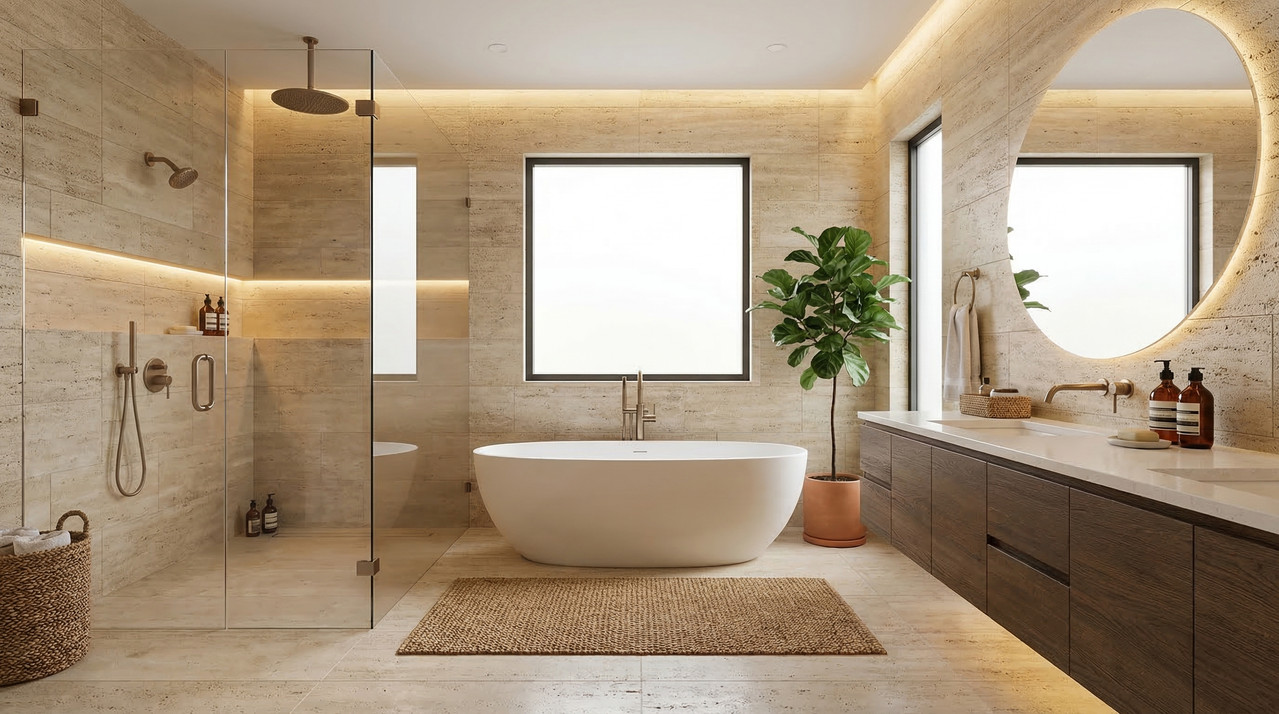 Spa-Inspired Master Bath