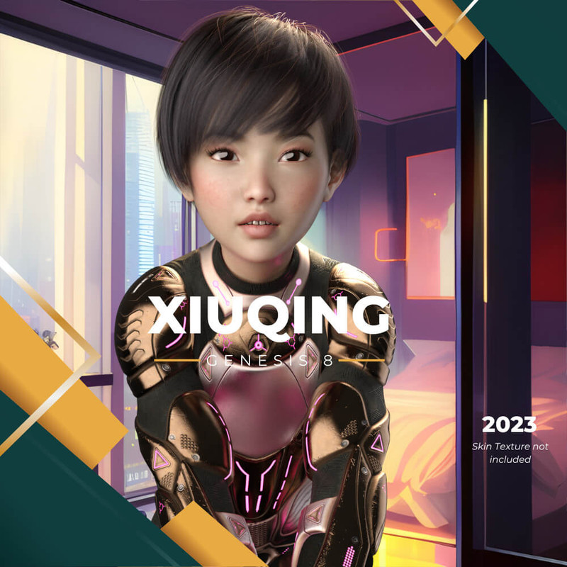 Xiuqing Teen Character Morph for Genesis 8 Female