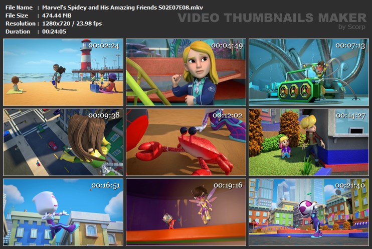 Marvel's Spidey and His Amazing Friends S02E07E08.mkv