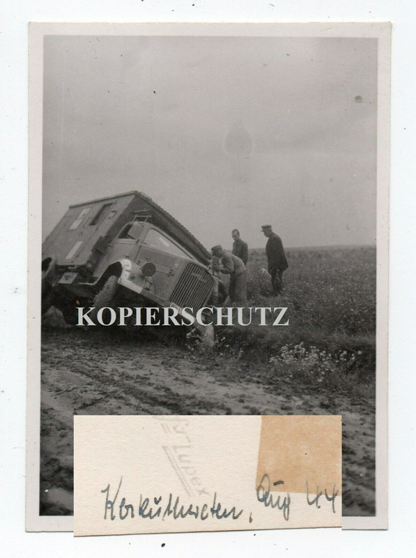 Endkampf Litauen Ostpreußen 44 Funk Lkw Funker Technik Soldaten
