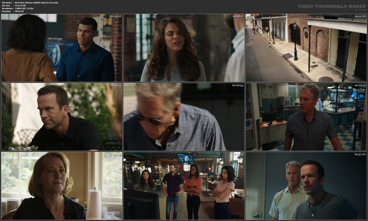 NCIS New Orleans S06E05 Spies & Lies.mkv