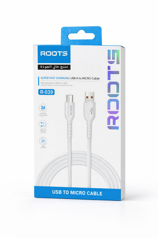كابل ROOTS USB to Micro الأصلي