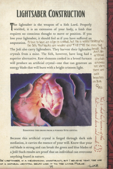 Sith Lightsabers can break Jedi lightsabers with enough force