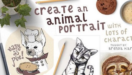 Create an Animal Portrait   with lots of character!