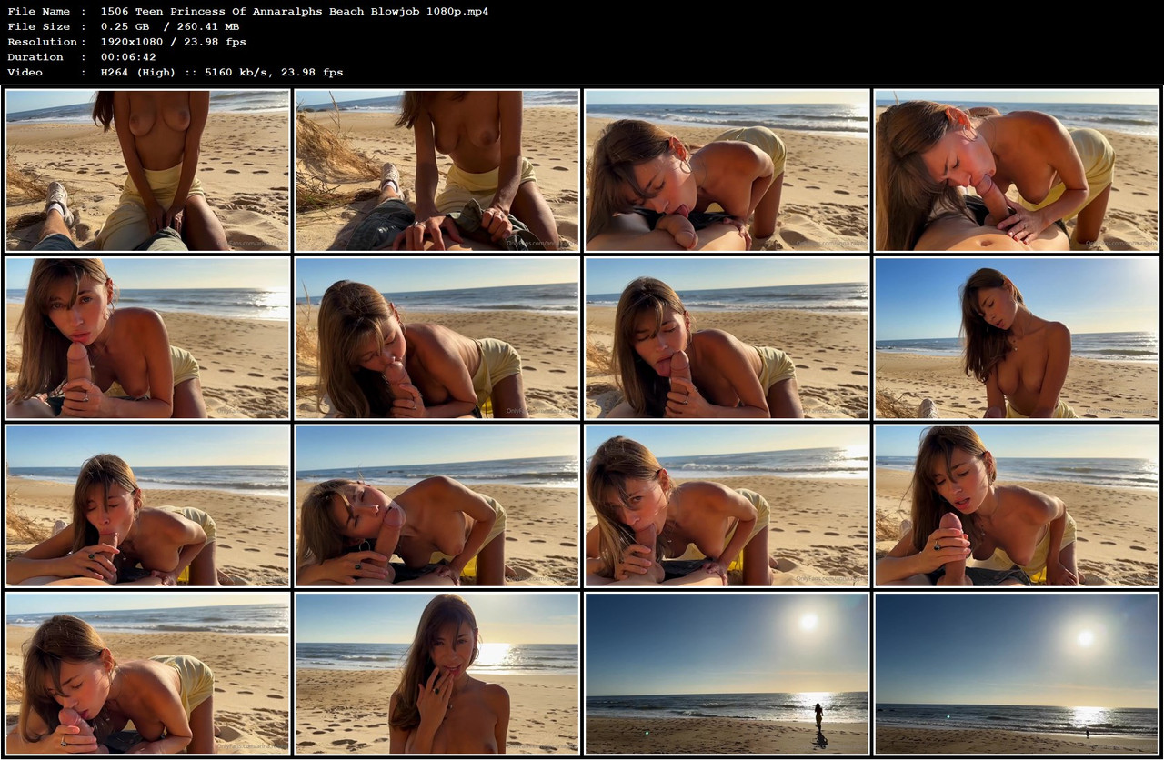 1506 Teen Princess Of Annaralphs Beach Blowjob 1080p mp4