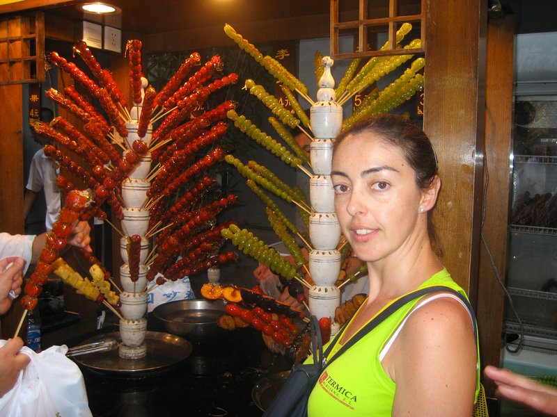 Mercado Wangfujing de insectos-2-8-2007 - China y sus pueblos-2007 (22)