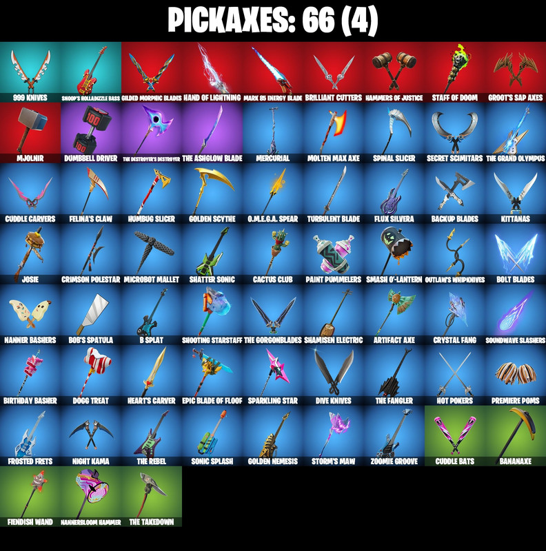 pickaxes comp